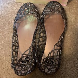 Jelly flat shoes